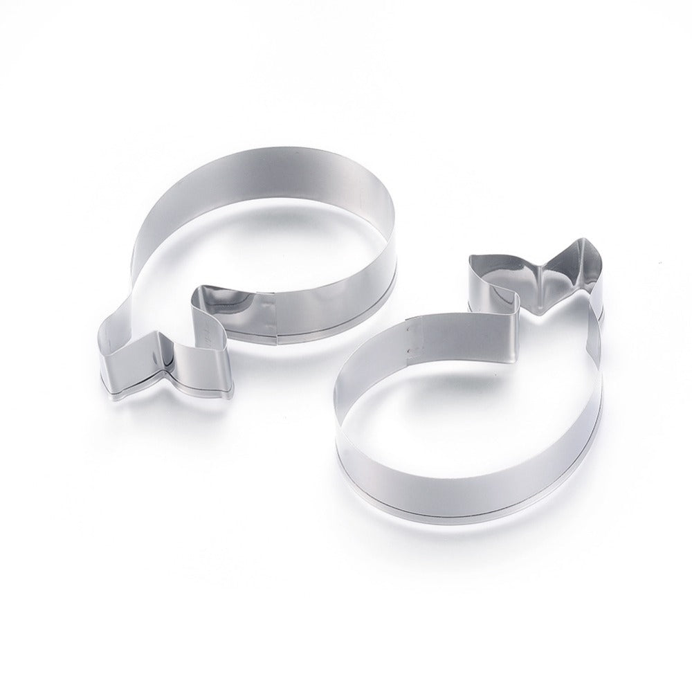 Ausstechform Wal  45x76 mm Edelstahl Keksausstecher Cookie Cutter 1 Stück