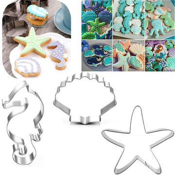 Ausstechform Seepferdchen  75x35mm Edelstahl Keksausstecher Cookie Cutter 1 Stück