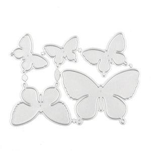 Stanzschablone Schmetterlinge Frühling 60x84x0,8mm Cutting Die Schneideschablone