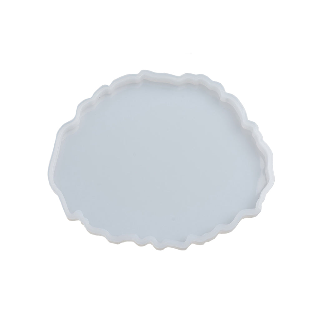 Silikongießform Untersetzer 115x136x7mm Innengröße: 105x127mm Silikonbecher Mattenformen