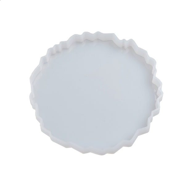 Silikongießform Coaster 130x132x13mm Innengröße:123x125mm  Silikonbecher Mattenformen