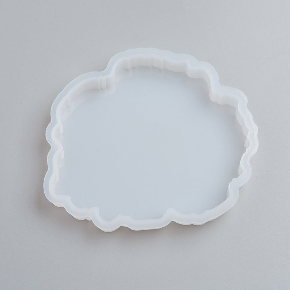 Silikongießform Coaster 102x112x13mm Innengröße: 96x90mm Silikonbecher Mattenformen