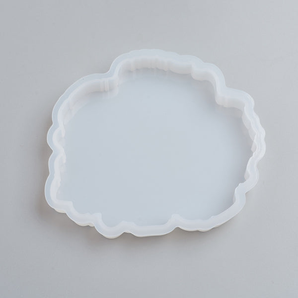 Silikongießform Coaster 102x112x13mm Innengröße: 96x90mm Silikonbecher Mattenformen