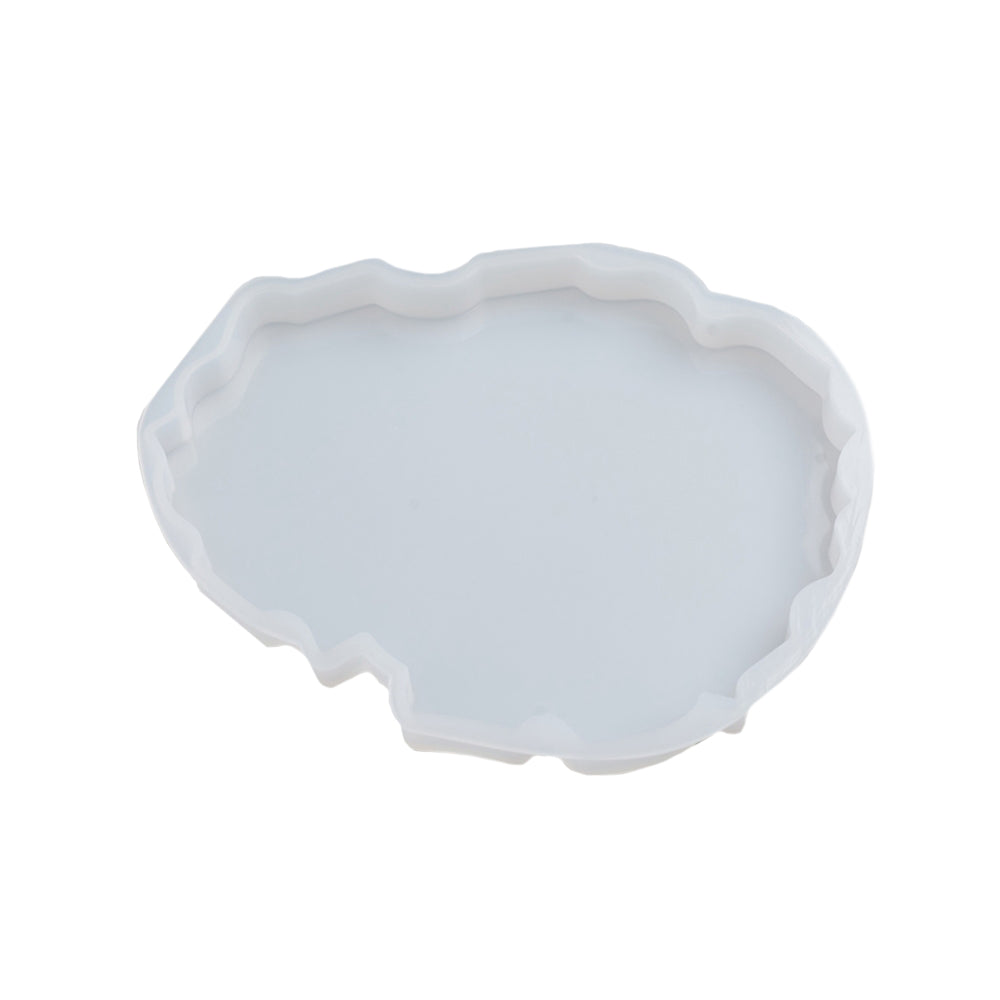 Silikongießform Untersetzer 103x128x13mm Innengröße: 95x119mm Silikonbecher Mattenformen