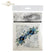 Reispapier Découpage Blue Watercolour-Flower Komposition 6 Blögen á 14,8x14,8cm