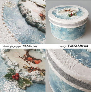 Reispapier A4 Vogelszenen, Decoupagepapier Rice Paper 25-30g/m2