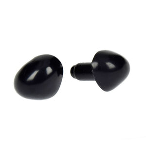 Sicherheitsnasen Safety Nose Kunststoff schwarz 18mm 2 Stück
