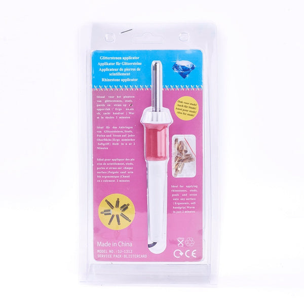 Hotfix Strass Applikator Werkzeug 7 Applikatorspitzen 18x2.9 cm