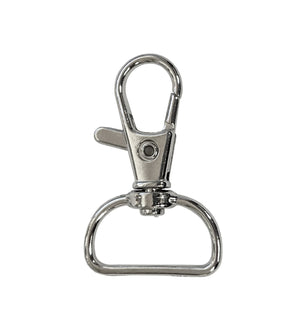 Schlüsselkarabiner mit Drehgelenk 38x24x6mm 6 Stück