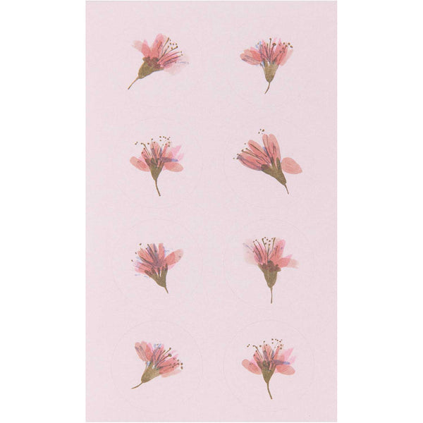Papiersticker Kirschblüten 56 Stück 4x (8,5x15cm) Bögen