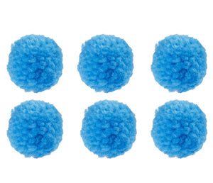 Woll-Pompons Bommel 30mm 6 Stück