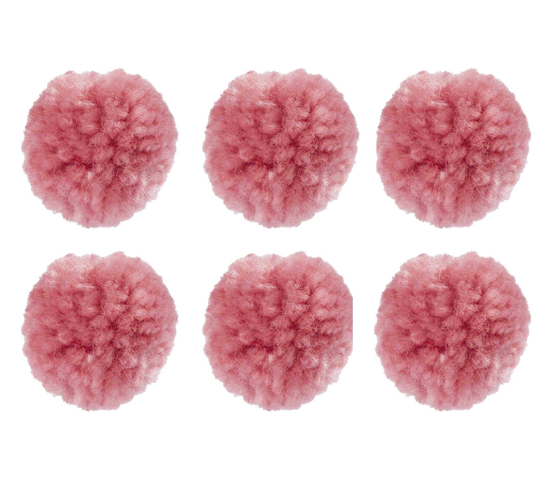 Woll-Pompons Bommel 30mm 6 Stück