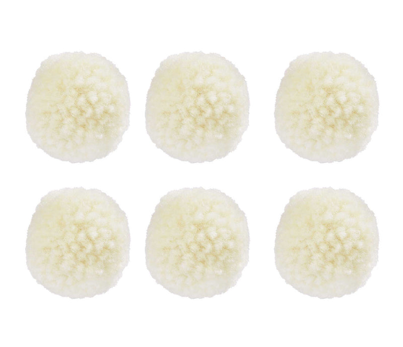 Woll-Pompons Bommel 30mm 6 Stück