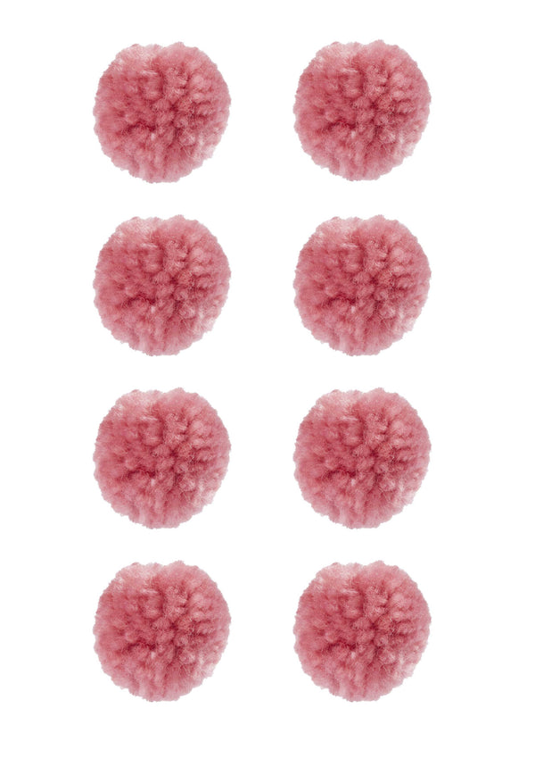 Woll-Pompons Pom Pom 20mm 8 Stück