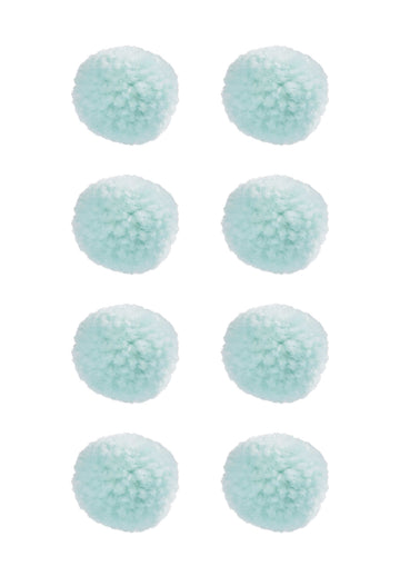 Woll-Pompons Pom Pom 20mm 8 Stück