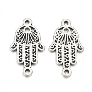 Metallzwischenteile Fatimas Hand antiksilber 27x15mm 1 Stück