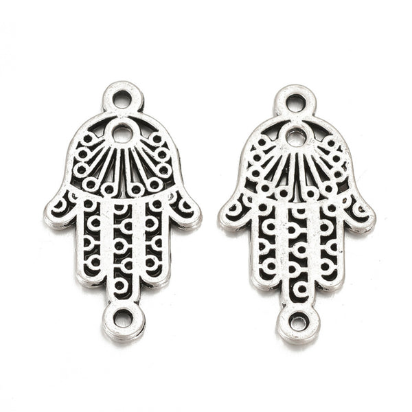 Metallzwischenteile Fatimas Hand antiksilber 27x15mm 1 Stück