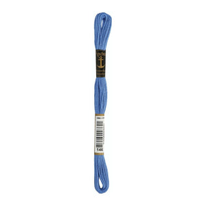 Anchor Mouline Sticktwist, Blau Töne, 8m/ Bündel