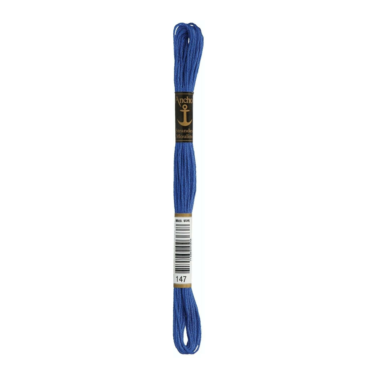 Anchor Mouline Sticktwist, Blau Töne, 8m/ Bündel