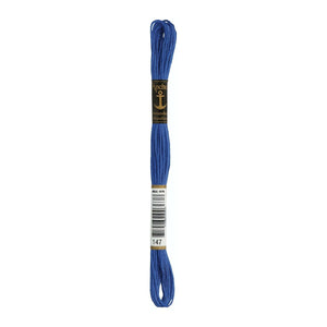 Anchor Mouline Sticktwist, Blau Töne, 8m/ Bündel