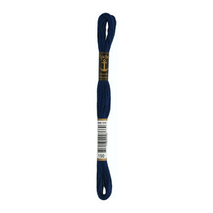 Anchor Mouline Sticktwist, Blau Töne, 8m/ Bündel