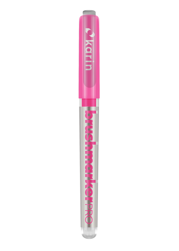 Karin Markers Brushmarker PRO mit Nylon-Pinselspitze 72 verschiedene Farben einzelne Stifte
