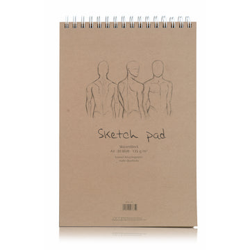 Sketch Pad braun 135g A4 80Bl.