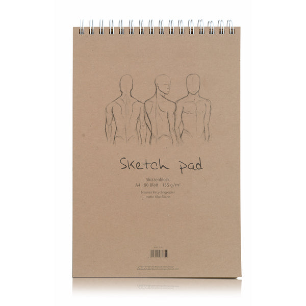 Sketch Pad braun 135g A4 80Bl.