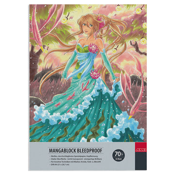 Mangablock bleedproof Spezialpapier 50 Blatt , 70g