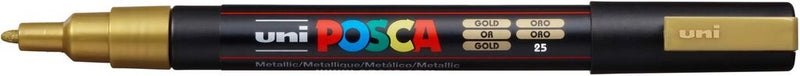 UNI POSCA Marker GOLD verschiedene Stärken