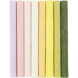 Krepppapier-Set Pastell 25x60 cm