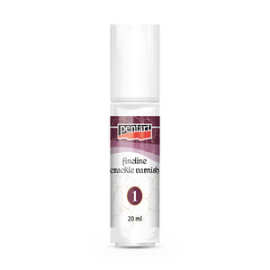 Pentart Fineline Crackle Varnish 2-Komponenten Krakelierlack-Set feine Linien