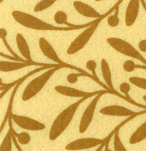 Bedruckter Bastelfilz A3 1mm Ornament/Blätter in verschiedenen Farben