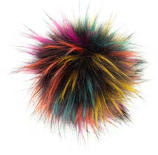 Pro Lana Fell Pompon künstlich Druckknopf 100 % Acryl  12cm