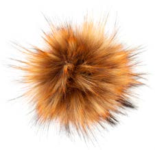 Pro Lana Fell Pompon künstlich Druckknopf 100 % Acryl  12cm
