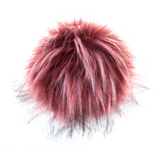 Pro Lana Fell Pompon künstlich Druckknopf 100 % Acryl  12cm