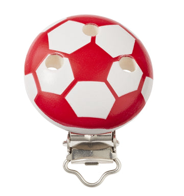 Schnulli Clip Fussball 3 verschiedene Farben
