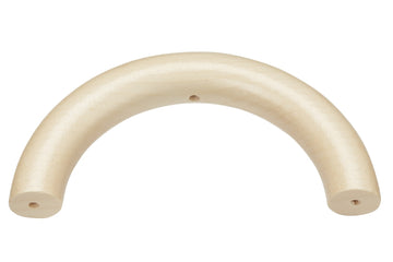 Schnulli Halbring aus Holz 100mm/14mm 1 Stück/Btl 9 verschiedene Farben erhältlich