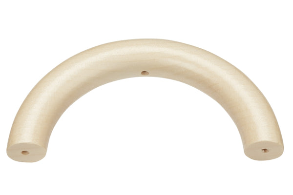 Schnulli Halbring aus Holz 100mm/14mm 1 Stück/Btl 9 verschiedene Farben erhältlich