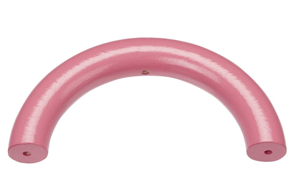 Schnulli Halbring aus Holz 100mm/14mm 1 Stück/Btl 9 verschiedene Farben erhältlich