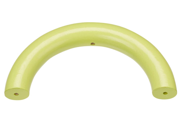 Schnulli Halbring aus Holz 100mm/14mm 1 Stück/Btl 9 verschiedene Farben erhältlich