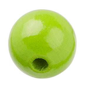 Schnulli Holzperlen lackiert speichel- schweißfest 10mm 40 Stück / Packung