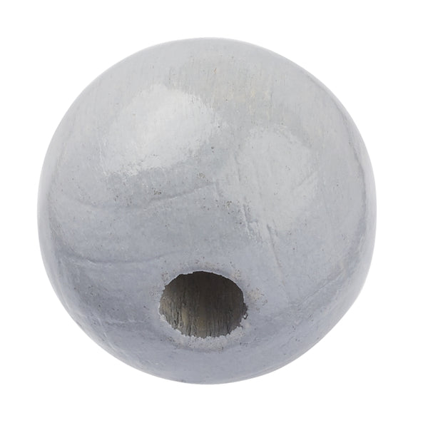 Schnulli Holzperlen lackiert speichel- schweißfest 10mm 40 Stück / Packung
