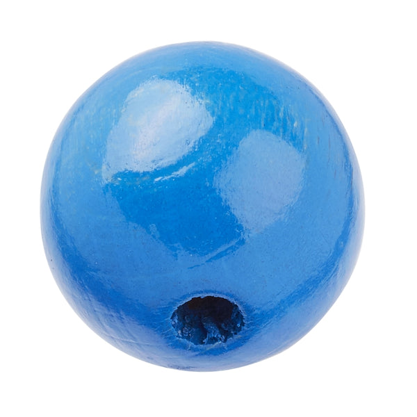 Schnulli Holzperlen lackiert speichel- schweißfest 10mm 40 Stück / Packung