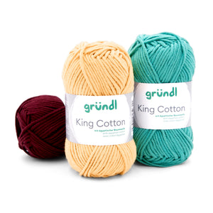 King Cotton Wolle 55% Polyacryl 45% Baumwolle 50g / 78m