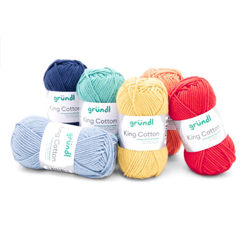 King Cotton Wolle 55% Polyacryl 45% Baumwolle 50g / 78m