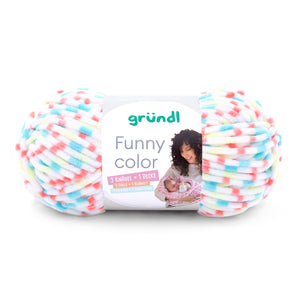 Gründl Funny Color Chenillegarn fine 100g 120m