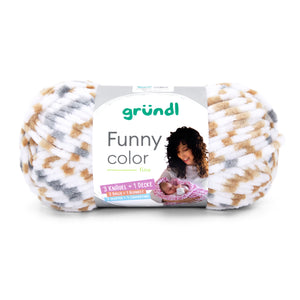 Gründl Funny Color Chenillegarn fine 100g 120m