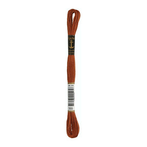 Anchor Mouline Sticktwist, Beige - Braun - Schwarz Töne 8m/Bündel