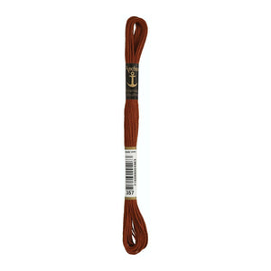 Anchor Mouline Sticktwist, Beige - Braun - Schwarz Töne 8m/Bündel